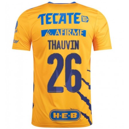 Fußballtrikots UANL Tigres Florian Thauvin 26 Heim Trikotsatz 2021-2022 Fußballtrikots UANL Tigres Florian Thauvin 26 Heim Trikotsatz 2021-2022